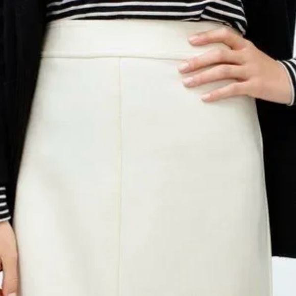 🤍 J.Crew Princess Mini Skirt | Cream | Double-Serge Wool | Excellent Condition - Picture 8 of 8